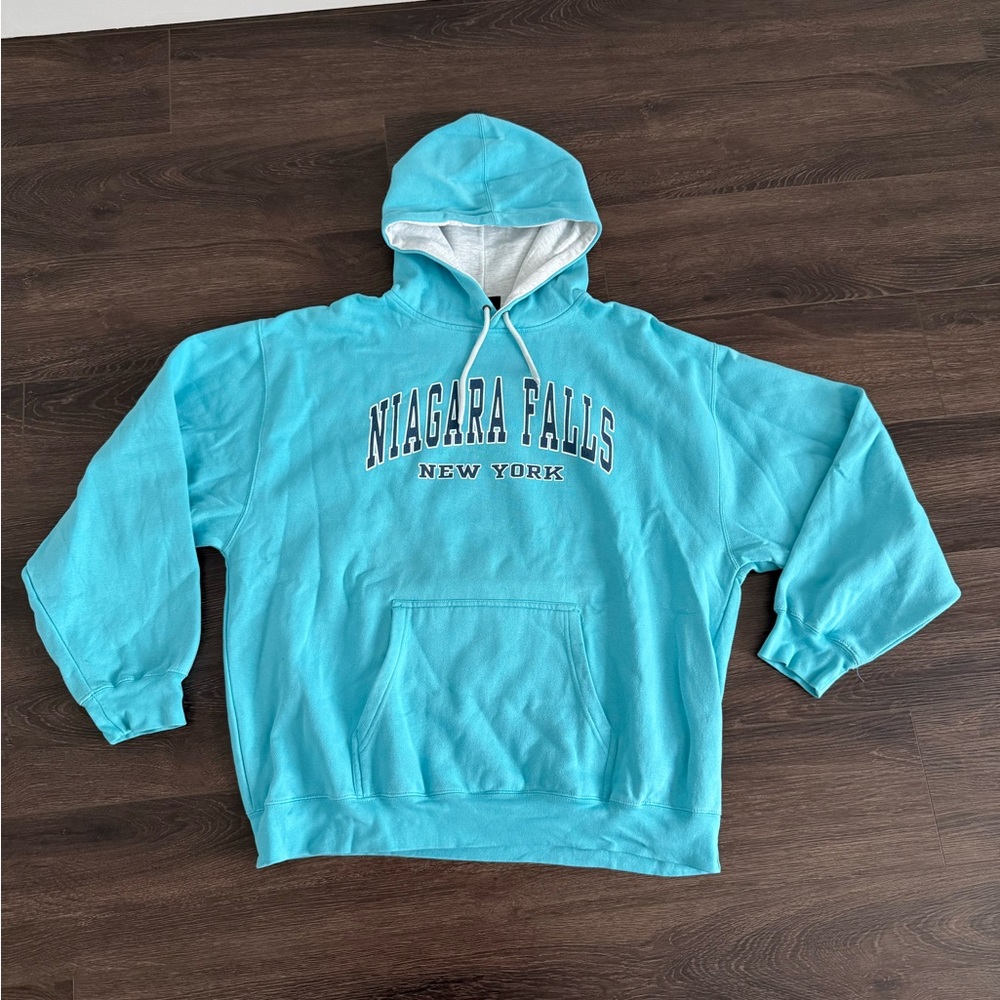 Blue Niagara Falls Hoodie size XXL